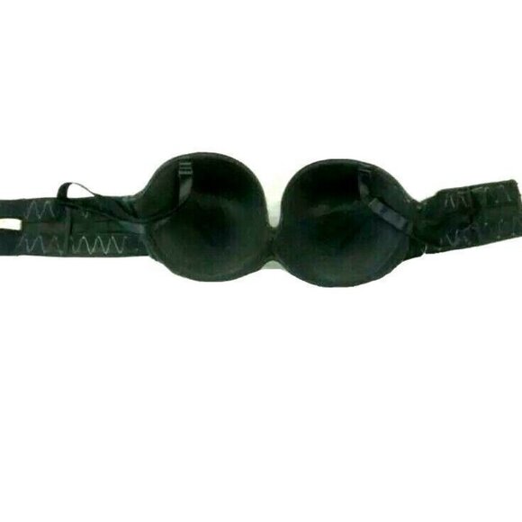 Lane Bryant Cacique Bra Multi Way Strapless Bare Solution 46DDD Black w/ Straps - Picture 4 of 8